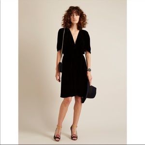 Isabel Marant Etoile black velvet dress